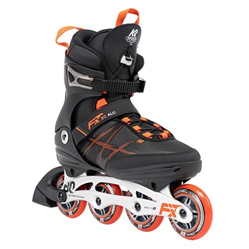 K2 Skate F.I.T. 80 ALU heren inline skates zwart - rood 30G0415 EU: 42,5 (UK: 8,5 US: 9,5)