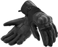 REBELHORN Range Motorhandschoenen voor heren, geitenleer, SAS-TEC enkelbeschermers, superstoffen inzetstukken, dubbele manchetverstelling, wisser op de duim