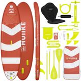HUIIKE SUP Board - Opblaasbaar Paddle Board met Accessoires, Peddel, Vinnen, Pomp - Stand Up Paddle met Hoge Stabiliteit - 305 x 84 x 15 cm - Max. 130 kg