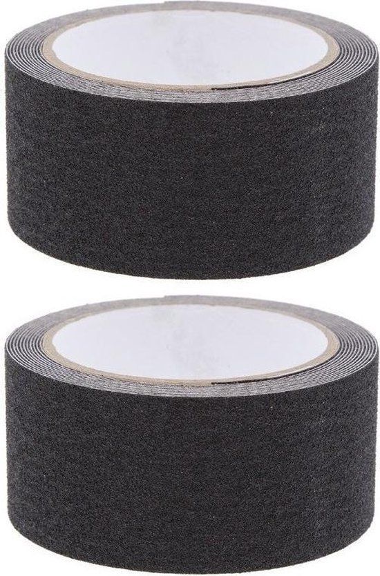 Set of 2 Anti-Slip Tape Black 50mm x 5m