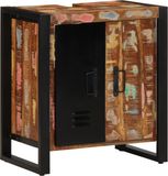 vidaXL Badkamerkast Bruin 55 x 35 x 60 cm Massief Gerecycled Hout