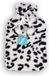 Discountershop Warmwaterkruik met Zachte Hoes voor Kinderen - Wit & Zwart - Cheetah Print - 1.75L
