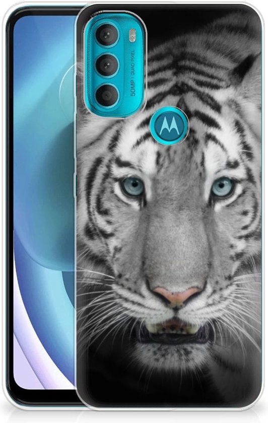 B2Ctelecom Mobiel Case Motorola Moto G71 5G - Tijger - Back Cover