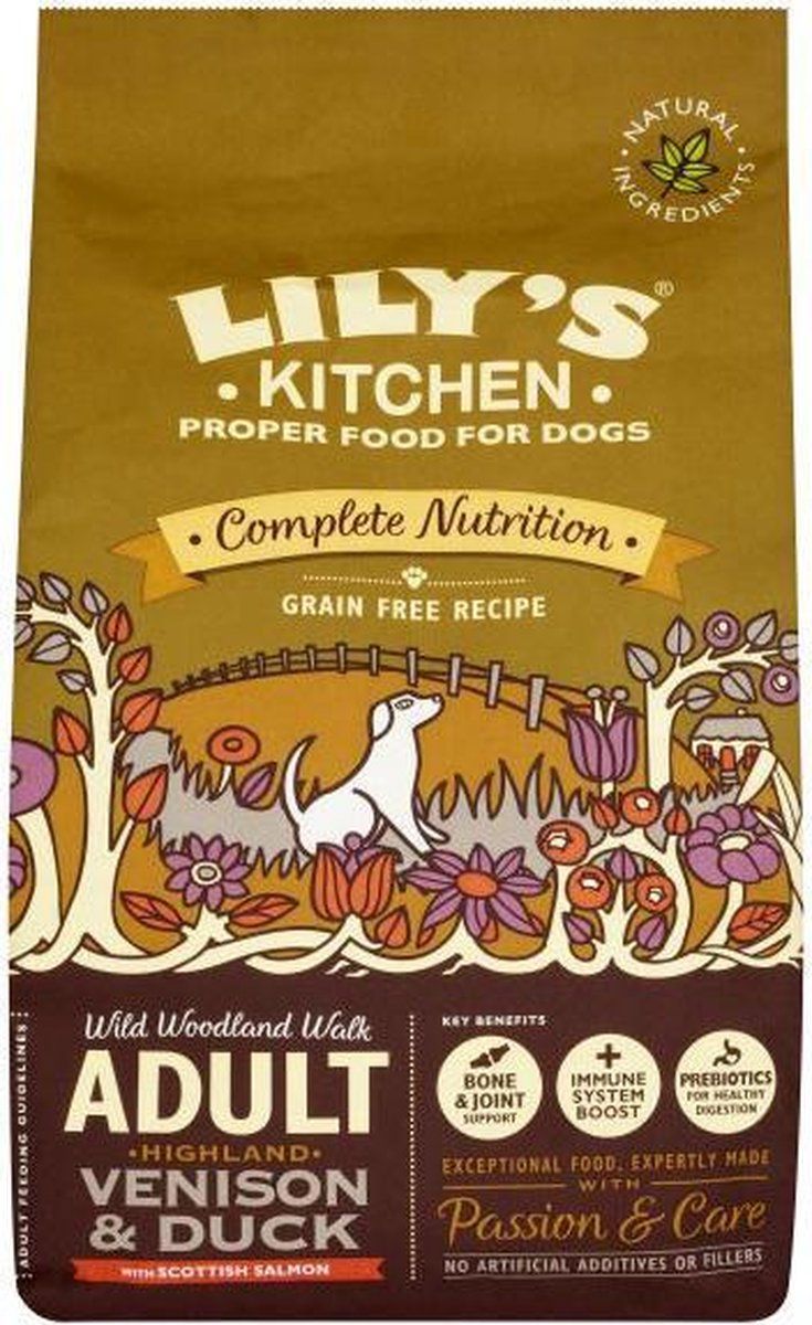 Lily's Kitchen Adult Duck/Salmon/Venison Dog Food - 2.5 kg