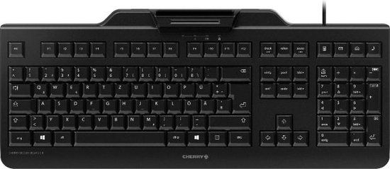 Cherry SECURE BOARD 1.0 Toetsenbord USB QWERTZ Duits Zwart