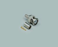 BKL Electronic BRK Electronics BNC-connector Stekker, recht 50 Ω 1 stuk(s)
