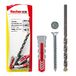 Fischer 12 Duopower pluggen met schroef en 1 boor, 5 x 25 mm, voor massieve wand, geperforeerde baksteen, gipsplaat, 537635