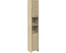 vidaXL Badkamerkast 30x30x183,5 cm spaanplaat sonoma eikenkleurig