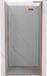 Mexen Mist-H L porte battante douche droite 75 cm, transparent, cuivre brossé