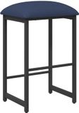 vidaXL Barkruk Blauw 40 x 32 x 64 cm Bewerkt hout