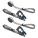 Secure Tite Ratelriemen, 2 stuks sjorbanden, 3,5 x 4,5 m, met vinyl gecoate dubbele haak, J-haken, lastspanbanden, draagvermogen 500 kg