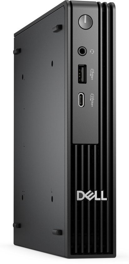 DELL Pro Micro QCM1250 - Mini PC - Intel Core Ultra 7 - 16 GB DDR5 RAM - 512 GB SSD - Windows 11 Pro - Zwart