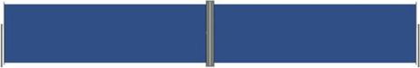 vidaXL Windscherm uittrekbaar 160x1000 cm blauw