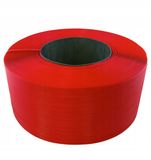 AKS Markless PP Verpakkingstape Rood 12mm 0,6mm 2500m
