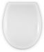Unyqoos® Toiletbril verstelbaar, O-vorm, polymère ultra-résistant, ajustement universel (60–174 mm), 2,3 kg, conception ergonomique et facile à nettoyer