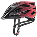 uvex i-vo cc MIPS - lichte allround helm voor dames en heren - MIPS-systeem - uitbreidbaar met LED-verlichting - black-plum - 52-57 cm