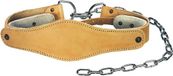 Tunturi Nek Trainingsriem - Cuir - Avec Chaîne - Marron clair
