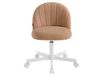 Chaise de bureau confortable pivotante 60 x 60 x 73-88 cm marron