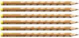 STABILO EASYcolors Ergonomische kleurpotloden voor linkshandigen, donkeroker, 6 stuks