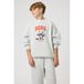 Björn Borg sweater met logo - grijs