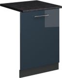 Vicco Fame-Line Vaatwasserfrontpaneel – 60 cm, WB Antraciet Donkerblauw hoogglans