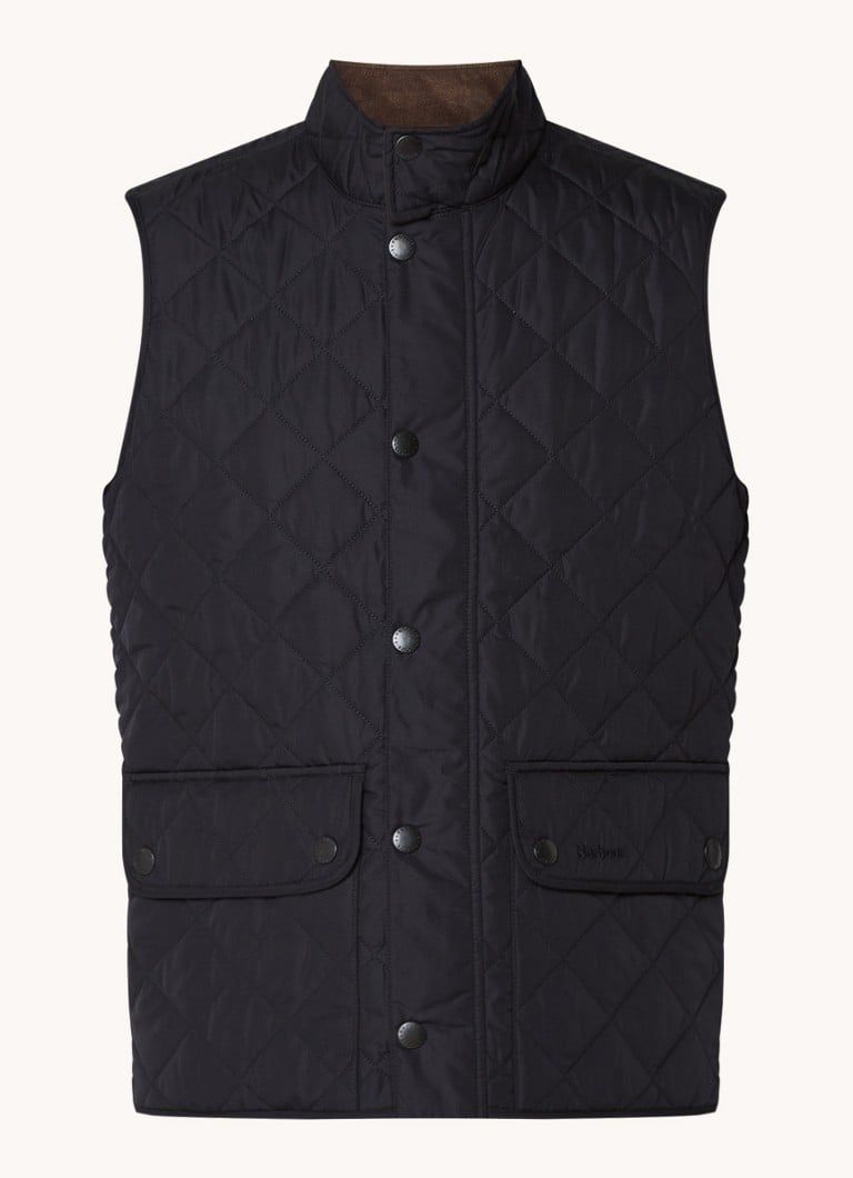 Barbour Lowerdale gewatteerde bodywarmer met quilt patroon