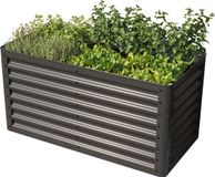 PRIMEYARD Moestuinbak LUCA antraciet stalen constructie 120x60x60 cm
