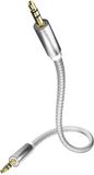 Inakustik 004101005 audio kabel 0,5 m 3.5mm Zilver