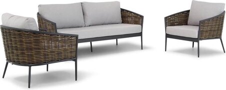 Garden Collection Lanai stoel - bank loungeset 3-delig