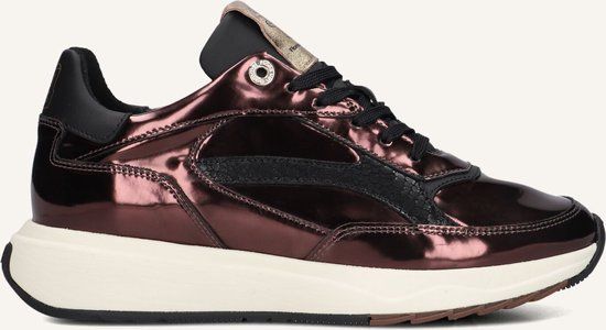 Floris van Bommel Sfw-10138 Suvi Sneakers - Lakleer - Dames - Bruin - Maat 42