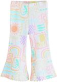 Next - Meisjes - Geribbelde legging met uitlopende pijpen - Crème