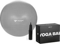 Rockerz Fitness Rockerz Fitness® - Yoga bal inclusief pomp - Pilates bal - Fitness bal - Zwangerschapsbal - Goede houding bij het thuiswerken - 65 cm - kleur: Grijs