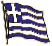 Merkloos Pin Vlag Griekenland - 2 cm