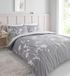 Catherine Lansfield Moerasspirea Bloemen Omkeerbare Dubbele Dekbedovertrek Set met Kussenslopen Grijs Roze