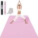 Markenlos Yogamats XXL, yogamat, 183 cm x 122 cm x 6 mm, sportmat, fitnessmat, antislip, TPE-gymnastiekmat met handdoek, geschikt voor sport, yoga, pilates, fitness, thuisgebruik en trainingen