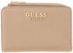 GUESS Gilda SLG Zip Around Card Case Beige Taupe