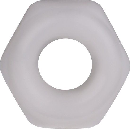 Doc Johnson The Nutt Siliconen Cockring Translucent