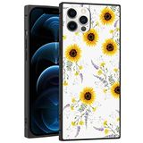Hoes Apple Hoes voor iPhone 12 Pro Max Vintage Floral full-body beschermhoes