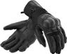 REBELHORN Range Motorhandschoenen voor heren, geitenleer, SAS-TEC enkelbeschermers, superstoffen inzetstukken, dubbele manchetverstelling, wisser op de duim