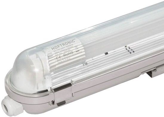 HOFTRONIC Ecoseries LED TL armatuur 150cm IP65 4000K 24W 4800lm Koppelbaar Wit