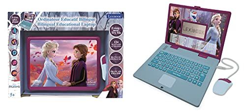 Lexibook Disney Frozen 2 Educatieve Laptop - Frans/Engels - Meisjes - Blauw/Paars