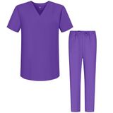 Misemiya - Uniformset, uniseks, blouse, medisch uniform met bovendeel en broek – Ref.6801-6802