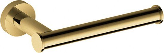 Hotbath Cobber Toiletrolhouder - Gepolijst Messing - 16.5cm