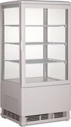 - Horeca Koelvitrine 68L Wit wit