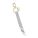 Audi 3182400200 Sleutelhanger Leer Dames Sleutelband lus Logo, grijs/crème