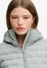 Superdry Hooded Heat Weld Gewatteerde Jas Slanke Pasvorm Dames Lichtgrijs Textuur Polyester/Elastaan