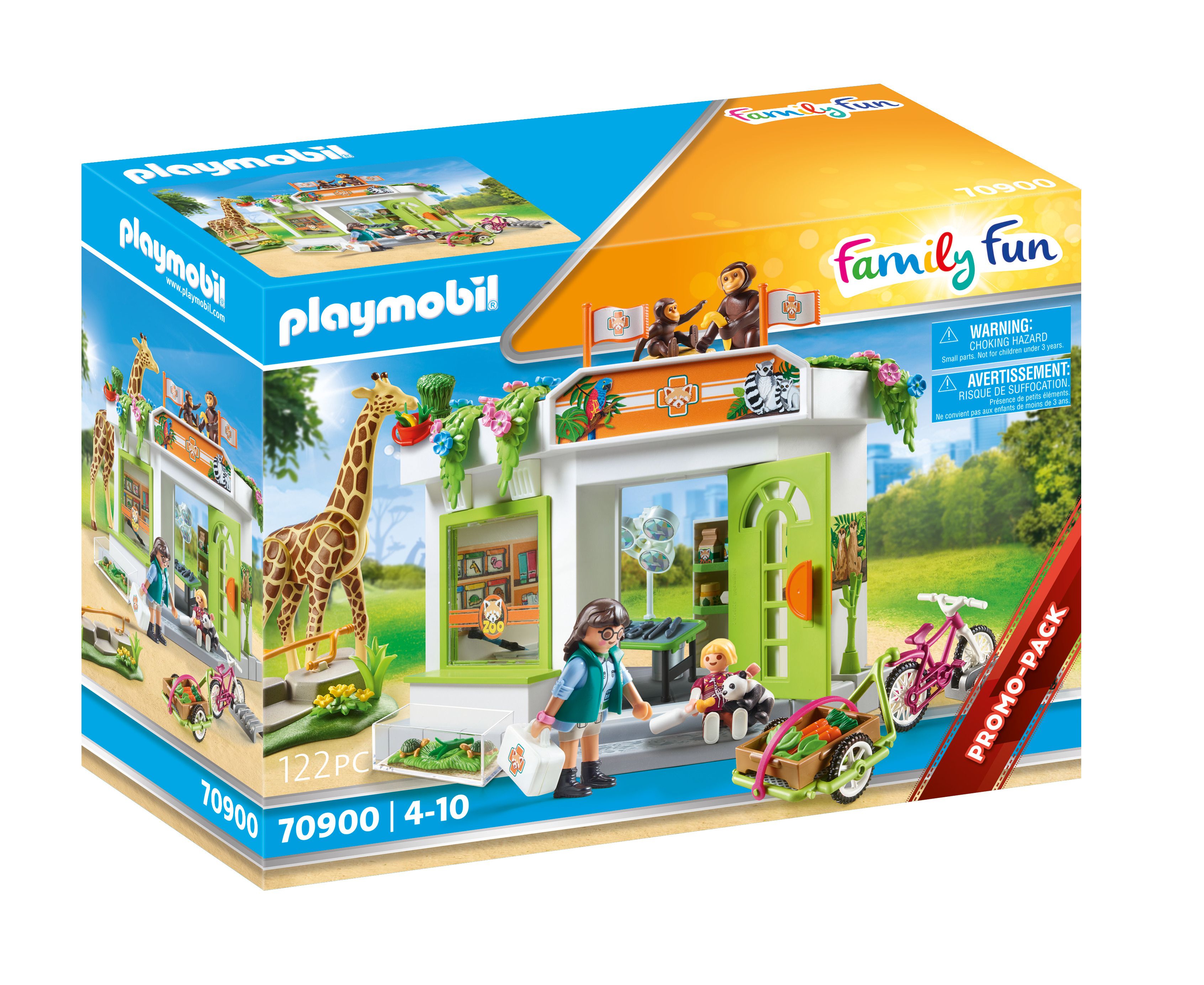 PLAYMOBIL Family Fun 70900 Zoo Playset - Multicolor