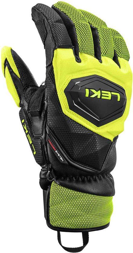 Leki Alpino Wcr Venom Sl 3d Handschoenen Geel, Zwart 10 Man