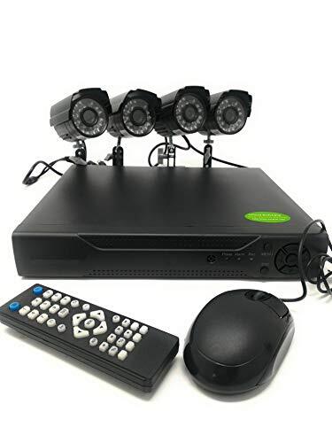 tempo di saldi Saldi CCTV-N videobewakingsset met infrarood camera's Dvr voeding, 4 kanalen