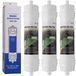 Samsung Filtre à eau, 3 pièces, pour réfrigérateurs Samsung, type WSF-100